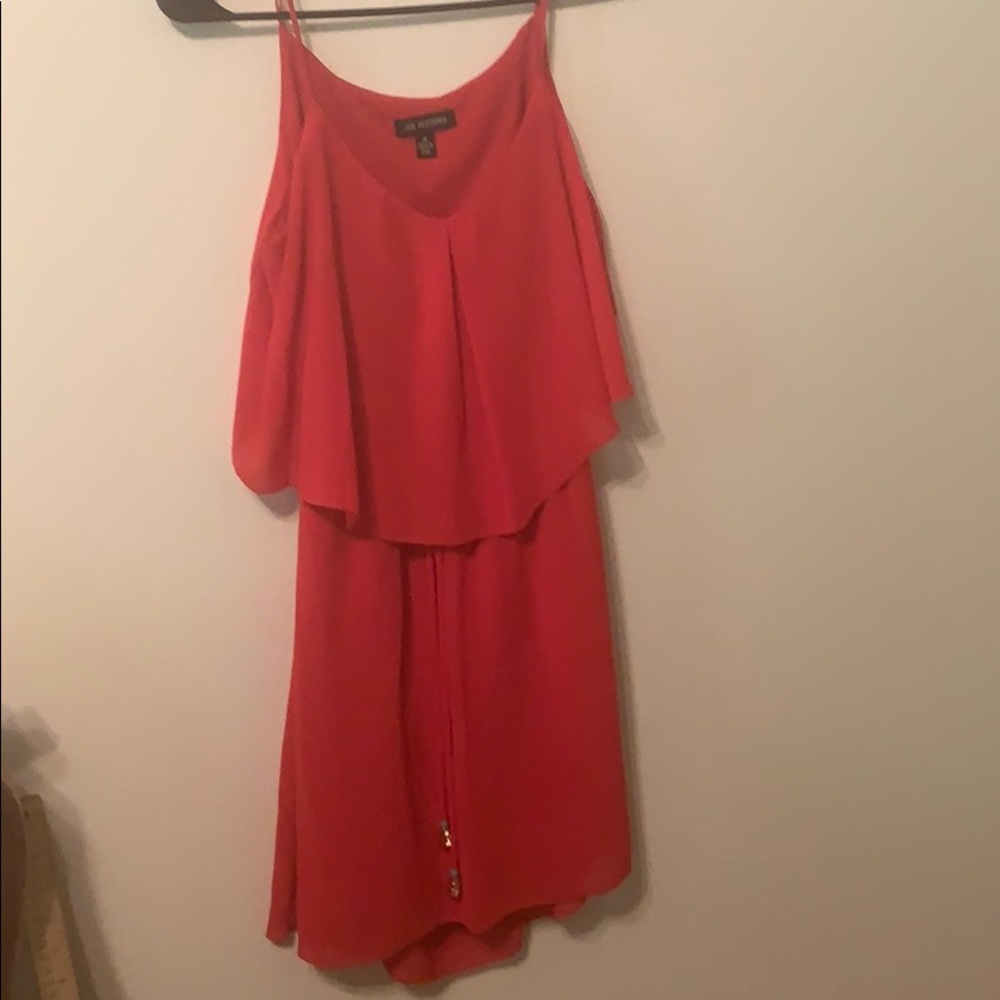 Red sun dress